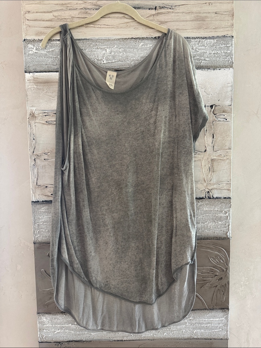 Free people Sleeveless Grey Swing Tank Dress - Women Tops
